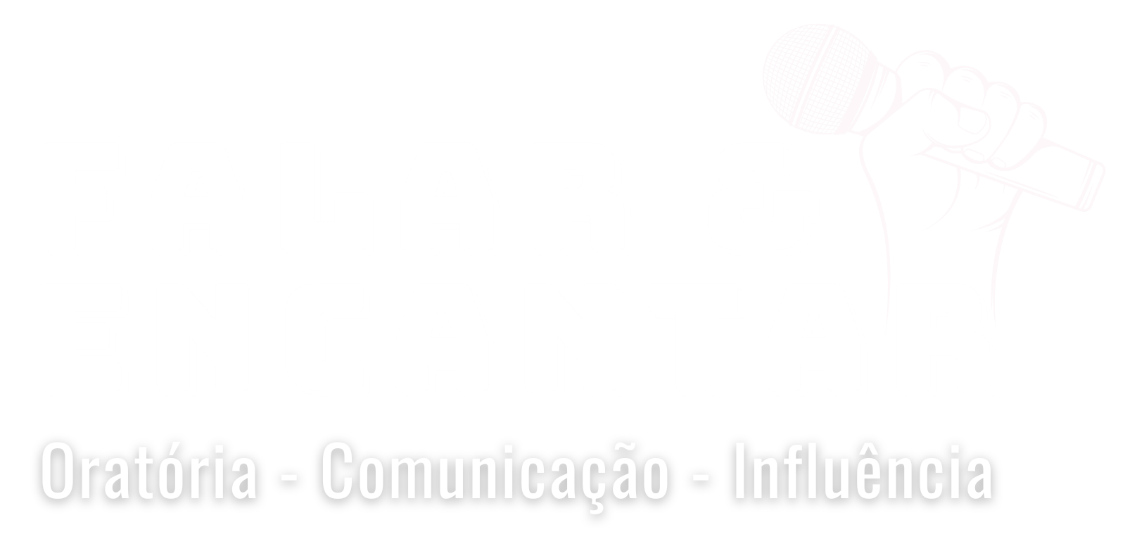 Logo - Falar &amp; Encantar - Branco