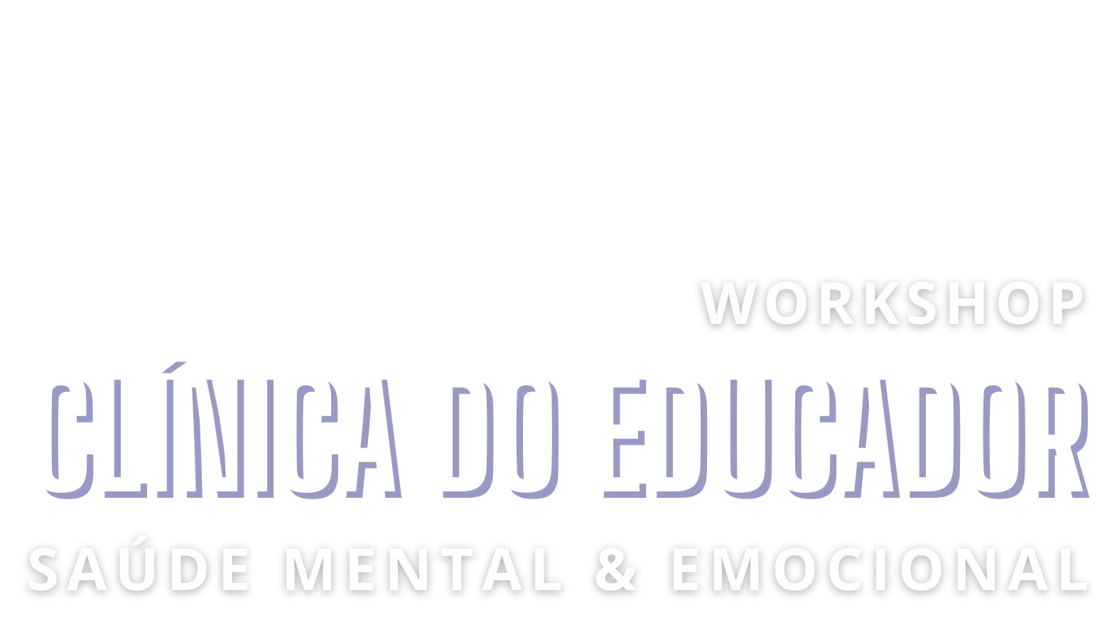Logo Oficial- Clínica do Educador - Branco